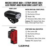 Lezyne Micro Drive 800+ / Strip Drive 300+ Light Set