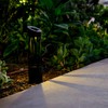 Koda Solar Sunburst Round Bollard Light 4-Pack