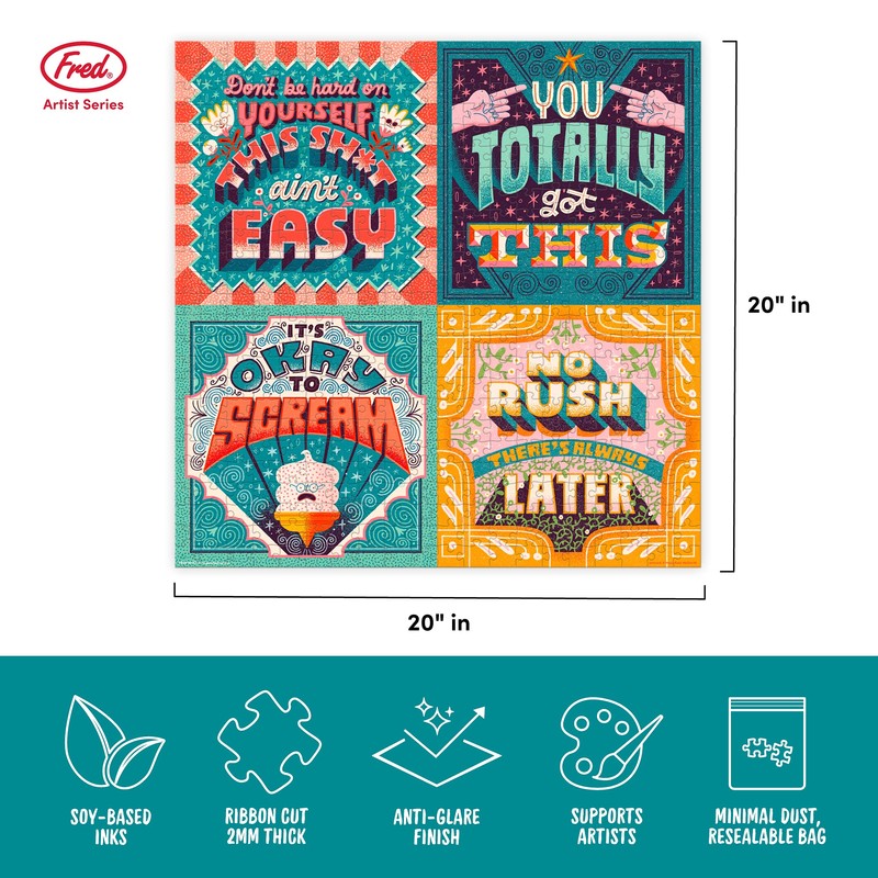 Genuine Fred LIFE LESSONS by Mary Kate McDevitt, 500 piece