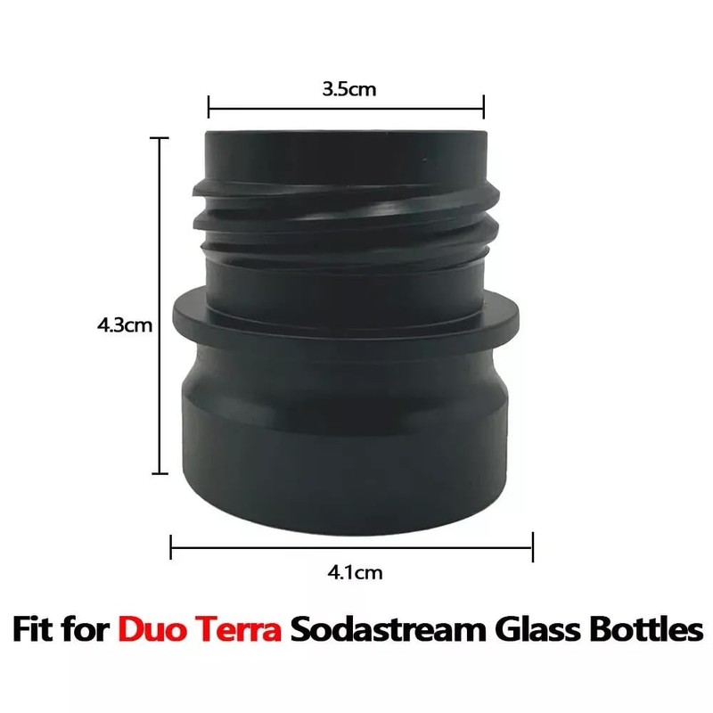 Replacement Quick Connect Soda Water Glass Bottle Adapter Compatible with