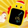 8.5in Children Drawing Board Chicken Shaped LCD Painting Writing Tablet