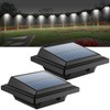 UniqueFire Solar Gutter Lights Outdoor, 40 LEDs Bright Solar Powered