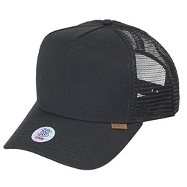 Djinns Rip Stop Trucker Cap with Exclusive Capspin Pin One Size Adjustable in Black