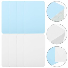 CAXUSD 200sheets Blank Paperboard Cards Note Index Cards for Study Smooth Writing Lightweight Easy to Carry for Notes Memos and Plans