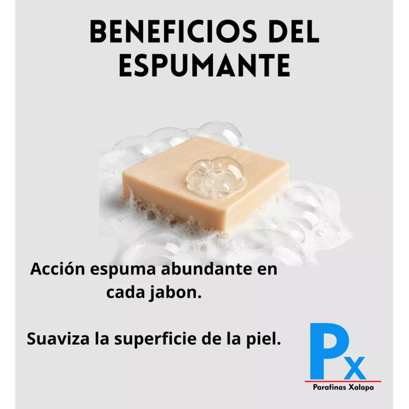 Glicerinas Xalapa Espumante Vegetal Para Jabones De Glicerina. 1 Pza.