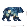 Individz Wooden Puzzle for Adults Children, Unique Animal-Shaped Starry Sky