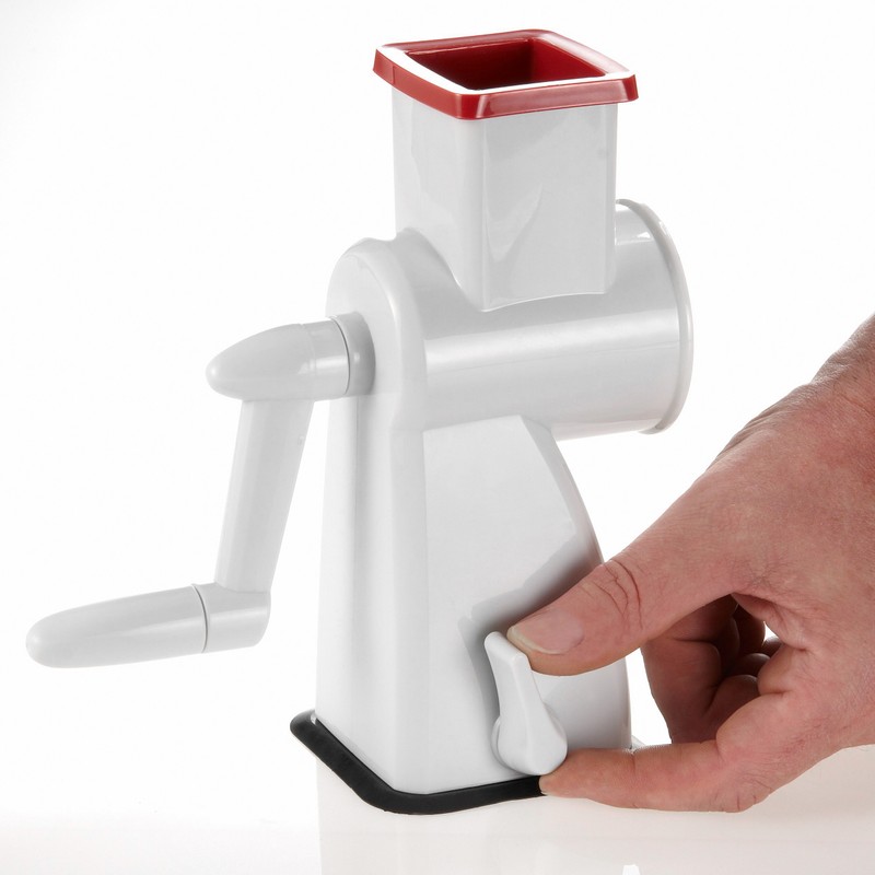 Westmark Grater with 4 Cutting Drums, Drum Grater/Slicer, Height: 28