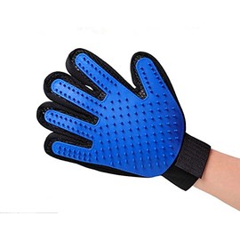 TSUCIA Pet Brush Gloves Pet Brush Massage Brush Gloves Dog Cat Care Tweezers (Right Hand)