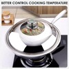 3 Piece Pot Lid Handles with Thermometer, Universal Replacement Handle,