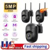 SANSCO 3PCS 5MP PTZ Wireless WIFI CCTV Security IP Camera