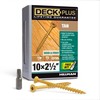 Deck Plus 48415 Exterior Wood Screws, #10 x 2-1/2", 4-Layer