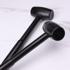 1 Pcs Black Lightweight Rubber Hammer Soft Mallet For Floor