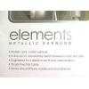 Merkury *** Merkury Innovations elements METALLIC EARBUDS Silver-White