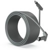 Rectangular Satellite Replacement Cable Waterproof Satellite Extension Cable Grey with