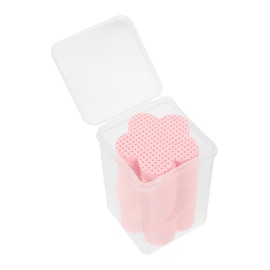FOMIYES Almohadillas Quitaesmalte de Algodón Rosa Gran Capacidad 200 Hojas Suaves Pelusa para Uso en Casa o Salón de Uñas