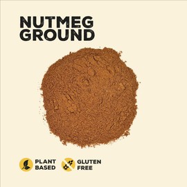 Nature Kitchen Nutmegs Ground 500G. Seasoning Spices and Herbs. Gluten-Free and Vegan, Everyday Cooking Blends for Marinades, Sauces, Frying, Baking Or Grilling