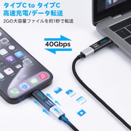 ELUTENG USB Type C Converter Adapter, Output Screen Display, 2 Pack PD 240W Fast Charging, 40Gbps Data Transfer, Type C Converter Connector, Female to Male 8K@60Hz, USB Output Display, Watt, Voltage,