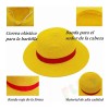 Shuang.W One Piece Luffy Straw Hat Anime Dress Up Gorra