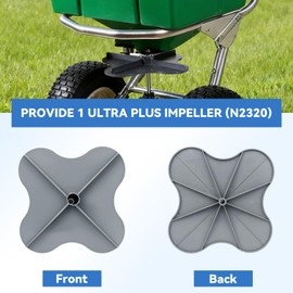 Eudaimonia N2320 Spreader Impeller for Lesco 101186, 091186, 705699 High Wheel Fertilizer Spreader and 092807 Push Spreader