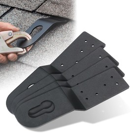 GGTE Permanent Roof Anchor for Hig Strength Aluminum Alloy Roof Safety Anchor for Roof Safety Equipment, Roofing Anchor Hitch Clip Connects To Wood Surfaces 4-Pack