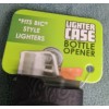 Smokezilla Lighter Case Matte Black Swirl Skull with Bottle Opener