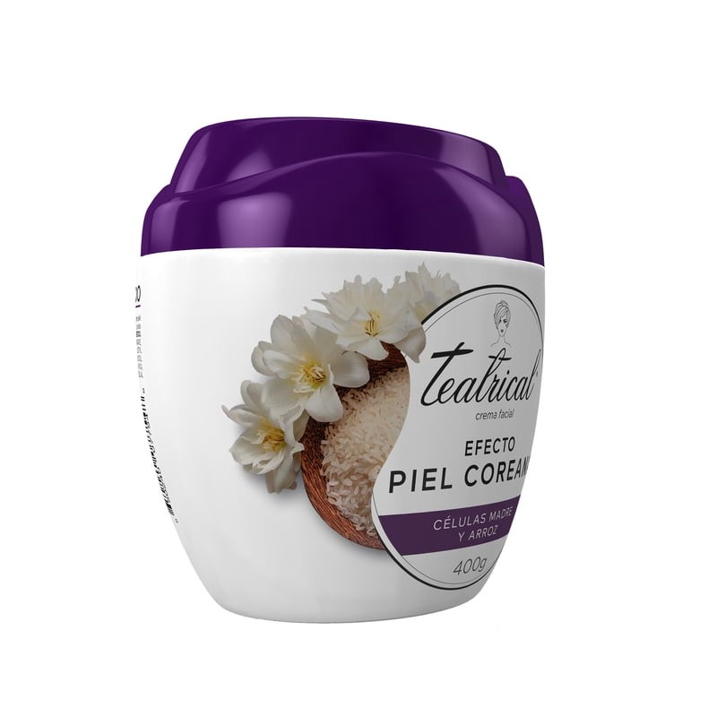 Crema facial Teatrical efecto Piel Coreana de 400 gramos