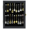 COMSREV 18 Souvenir Tea Spoon Display Case Wall Mount Lockable