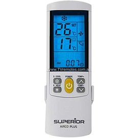 Universal Replacement AIRPLUS4000 AC AIR Conditioner Remote Control for ACTRON AIR CONDITIONERS. Over 4000 Codes, OPERATES All ACTRON Models.