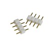 4-Pin Corner Connector | L-Connector | 90° Angle (White) for