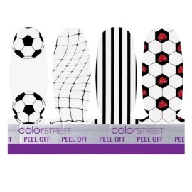 Color Street Nails ~ GOAL CRAZY ACCENT ~ Game Day Collection ~ Lot Of 2