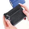 boshiho Coin Purse Coin Case 4 Pockets with Key Ring