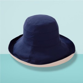 Kisyard Reversible Bucket Hat for Women Summer UV Sun Protection Wide Brim Fishing Hat Foldable Travel Beach