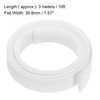 uxcell Expandable Sleeving,1 9/16-inch 10ft Cable Sleeve, White