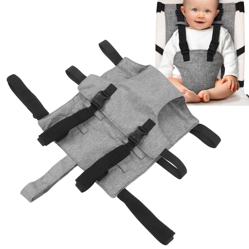Baby Safety Seat Harness Comfortable Breathable Washable Baby High Chair