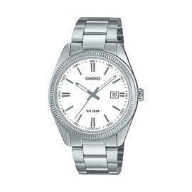 Casio Collection MTP-1302D Watch, Genuine Domestic Product, white, Bracelet Type