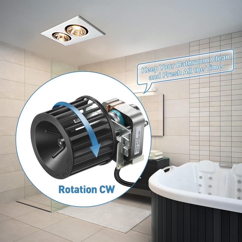 Ceoighe 1 Pcs Replacement Fan Blower Assembly Compatible with Nutone
