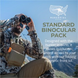 Marsupial Gear Standard Binocular Chest Pack, Coyote, Large