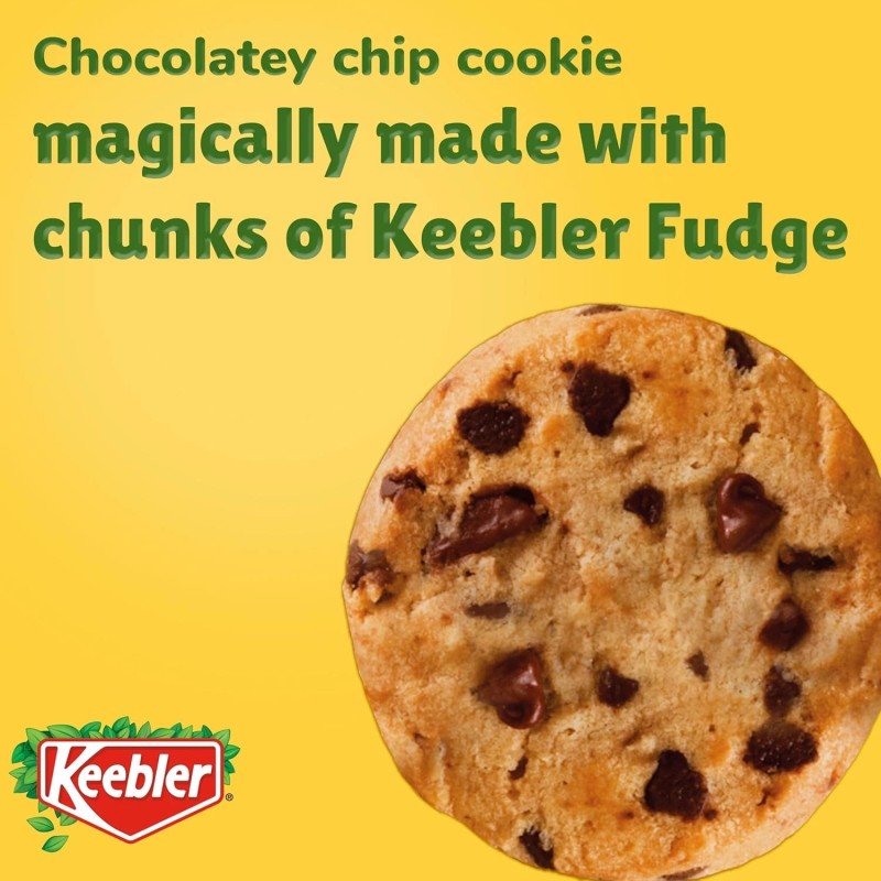 Keebler Chips Deluxe Fudgy Chocolate Chip Cookies with Chunks of
