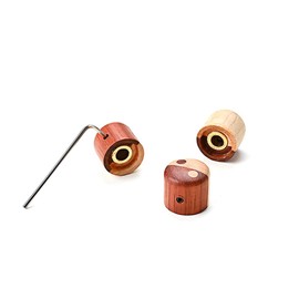 RuiJOTWAT Wood guitar control knob Maple or Beach finish tone or volume