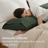 Bedsure Body Pillow Case Cover - Olive Green Polyester Microfiber