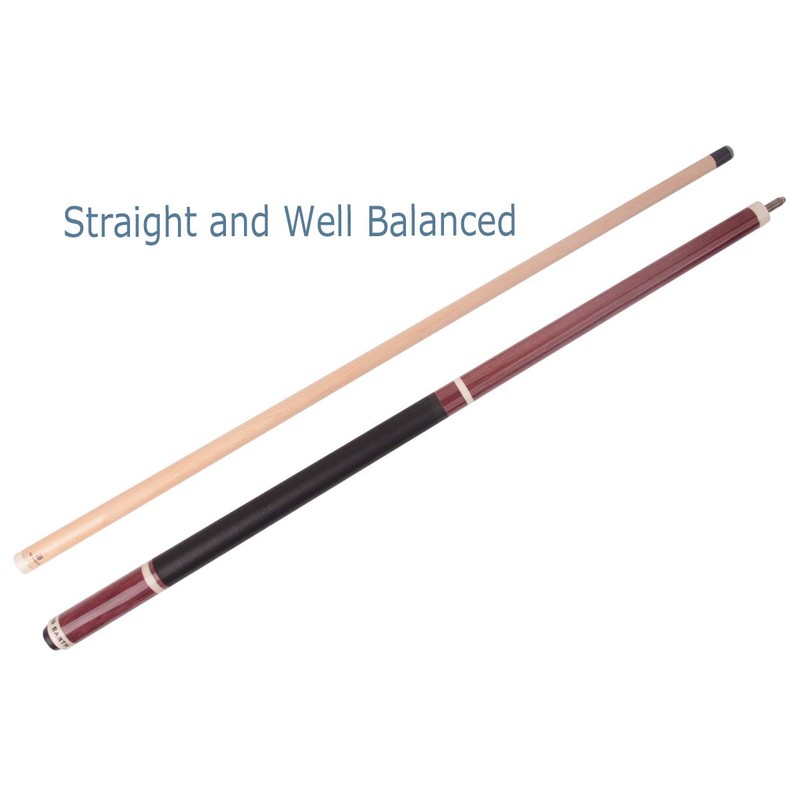 AB Earth Heavy 3-Piece Jump Break Cue 19oz/20oz/21oz/23oz/25oz/28oz (Maroon, 25oz)