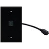 RiteAV (1 Gang Flat HDMI Wall Plate w/Pigtail Extension Cable