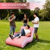 STARBRILLIANT Inflatable Deck Chair with Air Pump, Foldable Lounge Chair