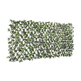 Windscreen4less Artificial Expandable Rose Leaf Faux Leaves Privacy Fence Screen for Outdoor Indoor Backyard Patio Balcony (Single Sided Leaves, 1 Pack)