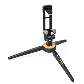 SLIK ミニ三脚 MEMOIRE ミニ T2 ブラック スマートフォンクリップ付属 245842