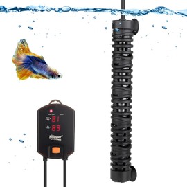 hygger Aquarium Betta Heater,25W/50W/100W/150W/300W/800W Removable Shell Submersible Fish Tank Heater with LED Digital Display,300W for 25-80 Gallon Freshwater and Saltwater Fish Tank