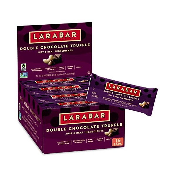 Larabar Fruit and Nut Bar, Double Chocolate Truffle, 25.6 oz,