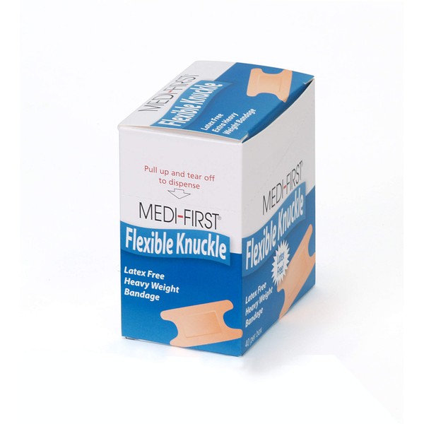 Medique Products 61678 Woven Extra Heavy Weight Latex Free Knuckle Bandage, 40 Per Box, natural