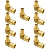 Uenede 10PCS LF Brass 3/4 to 1/2 Inch PEX Reducer