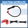 VekAuto 1set UTV Spark Plug Ignition Coil Wires No.4014296 for